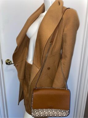 Women's Circle Brand Camel Trench Coat